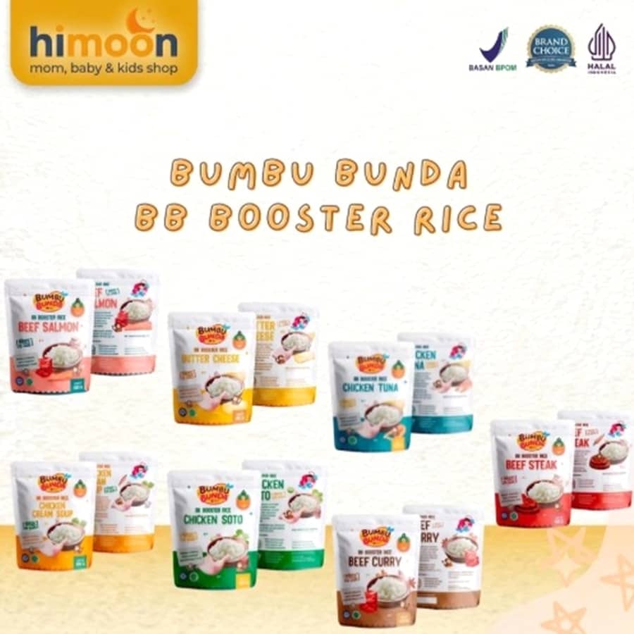 Bumbu Bunda Elia BB Booster Rice MPASI – Beras MPASI Beef Steak Salmon Chicken