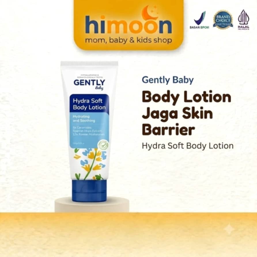 Gently Baby Hydra Soft Body Lotion 150gr – Pelembap Bayi Jaga Skin Barrier