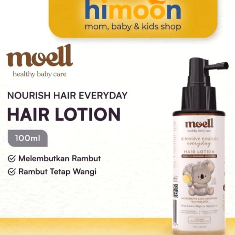 Moell Nourish Hair Lotion Everyday 100ml – Hair Lotion Bayi & Anak